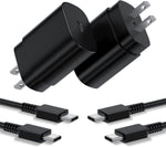 Type C Charger 2Pack 25W PD USBC Wall Charger for Samsung Galaxy Phones and Tablets