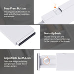 Drawer Dividers for Clothes and Kitchen Utensils, Adjustable and Expandable
