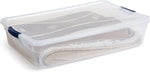 Rubbermaid Cleverstore 42 Quart Stackable Plastic Storage Bin Set