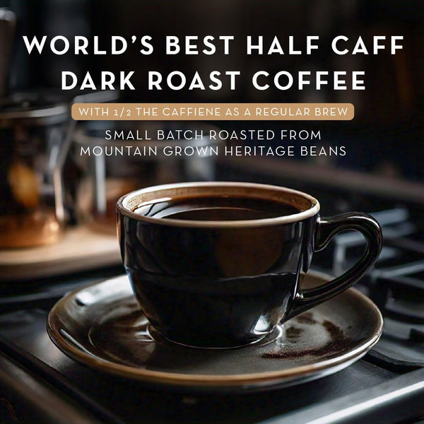 Half Caff Dark Roast Coffee Pods, 100 ct, Single Serve Pods, 100% Arabica, Keurig Compatible