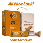 NuGo Smarte Carb protein bars with 20g protein, 0g sugar, 2g net carbs, 160 calories, brown sugar free peanut butter crunch, 12 count