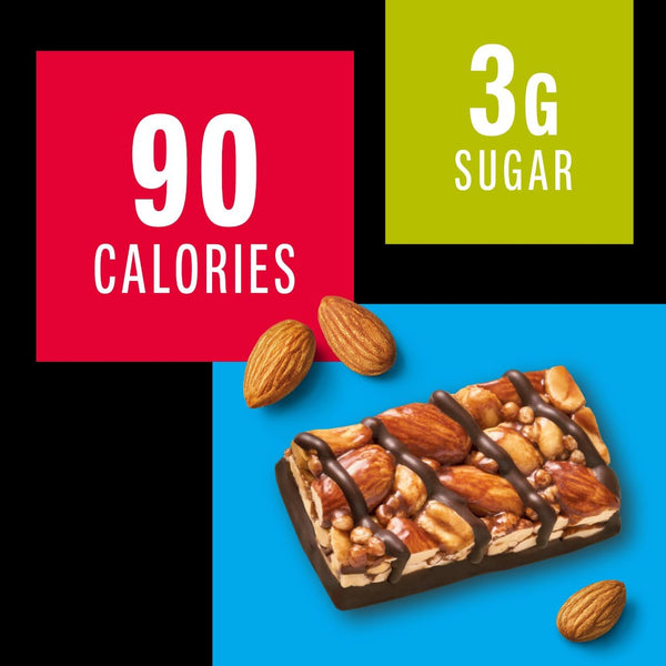 KIND Mini Snack Bars, Dark Chocolate Nuts & Sea Salt, 10 Count, Gluten Free, Low Sugar, Low Calorie