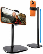 Adjustable Cell Phone Stand for Desk, Phone Stand for Recording, iPhone Holder for Filming