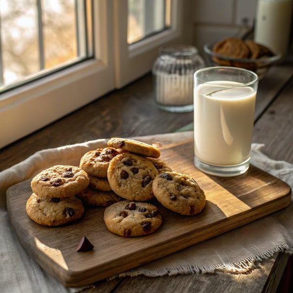 Gluten-free chocolate chip mini cookies for school snacks, 30 count