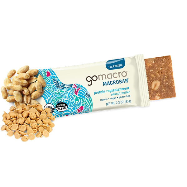 Organic Vegan Protein Bars with Peanut Butter, 12 Count, 2.3 Ounce Each