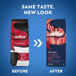 Lavazza Ground Coffee Classico 340g medium roast rich and full-bodied taste