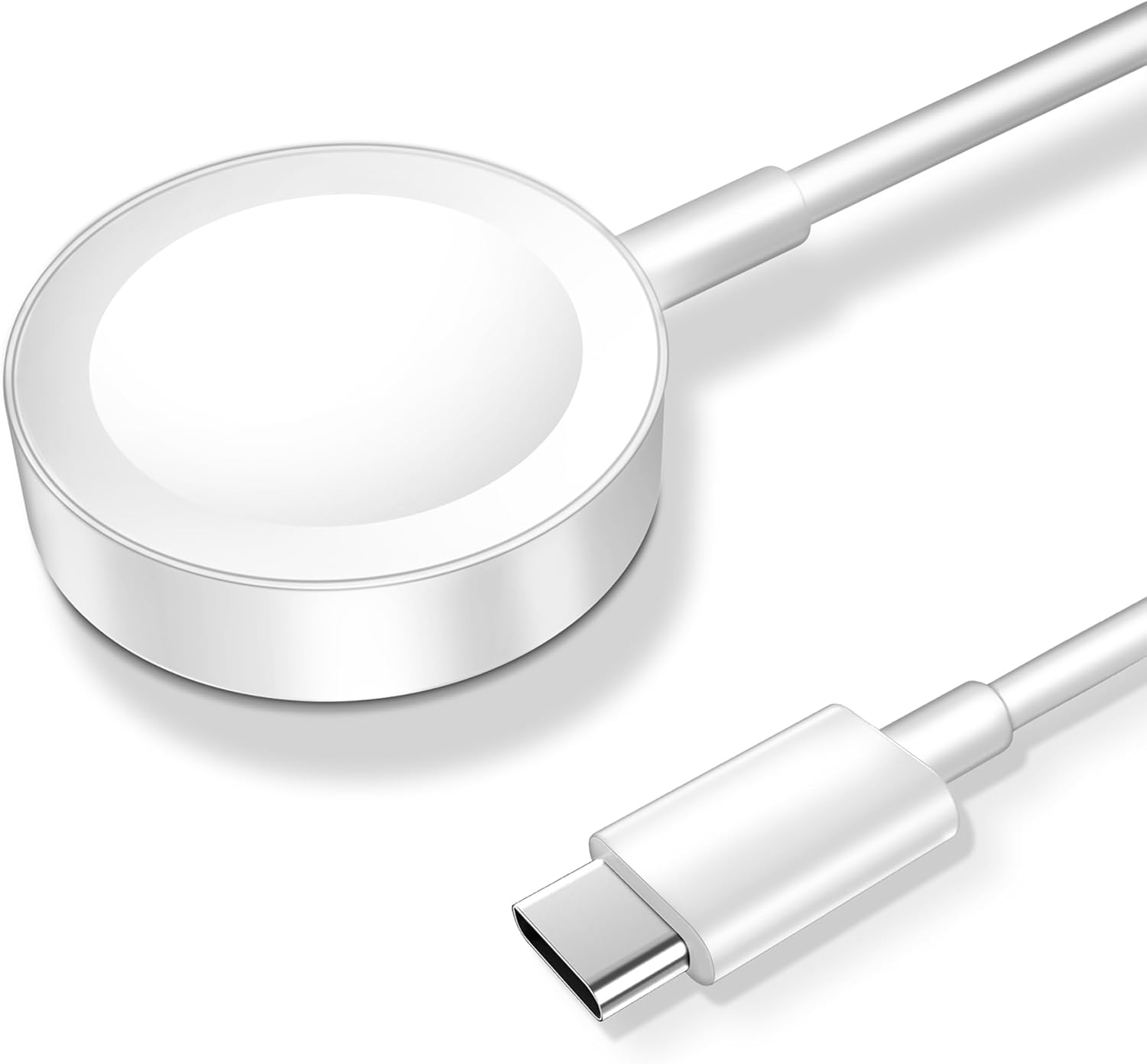 𝟐𝟎𝟐𝟔 𝐔𝐩𝐠𝐫𝐚𝐝𝐞𝐝 Magnetic Charging Cable for Apple Watch Charger,[USB C Port] Wireless Charging Cable Compatible with iWatch Series Ultra/10/9/8/7/6/SE/SE2/5/4/3/2[3.3FT]-White