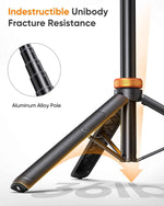 eucos 62 inch phone tripod with remote and extendable cell phone stand