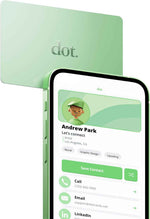 dot. Card - Digital Business Card - Tap Compatible with iPhone & Android (Black)
