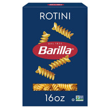 Barilla Rotini Pasta, 16 oz. Non-GMO, Durum Wheat Semolina, Kosher Certified, Italian Made Pastas
