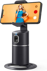 camrola auto face tracking phone holder, no app required, black