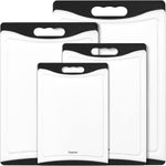 Set of 4 Extra Large Plastic Cutting Boards for Kitchen