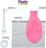 Flents reusable douche kit, compact, portable, feminine hygiene system, 16 fl oz, BPA-free, rubber