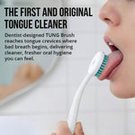 Tung Tongue Cleaning Kit, Tung Brush and Gel, Bad Breath Odor Eliminator, Halitosis Defense, USA Made (Set of 1)