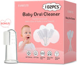 Easicuti baby tongue cleaner 42pcs disposable toothbrush for 0-36 months with free finger toothbrush