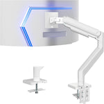 vivo heavy duty aluminum ultrawide monitor tension arm for 49 inch screens, black, stnd-v101v