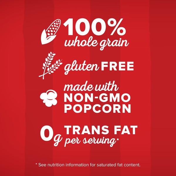 Orville Redenbacher's White Corn Popcorn Kernels, 6g Fiber, 30 oz, Pack of 6