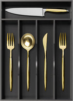 Bamboo Silverware Organizer for Kitchen Drawer Storage