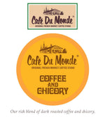 Cafe Du Monde Coffee and Chicory Single-Serve Cup Pods for Keurig Brewers, 12 Count