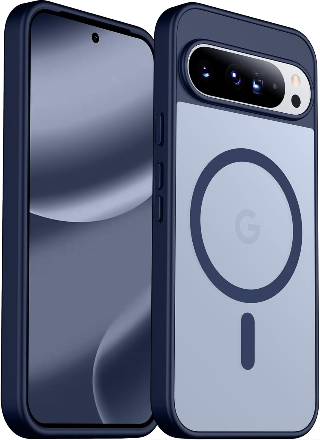 SPIDERCASE Magnetic Case for Google Pixel 10 Pro XL, Military Grade | Slim Translucent Matte | Drop Protection | Shockproof | Anti-Fingerprint | Black