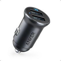 Anker 320 Car Charger, Dual USB 24W with Blue LED for iPhone and Galaxy