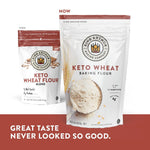 king arthur keto wheat baking flour 1:1 all-purpose substitute 1 lb non-gmo resealable