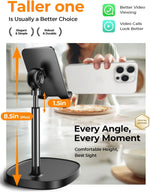 Adjustable Desk Phone Holder for Office Decor and Gaming Essentials