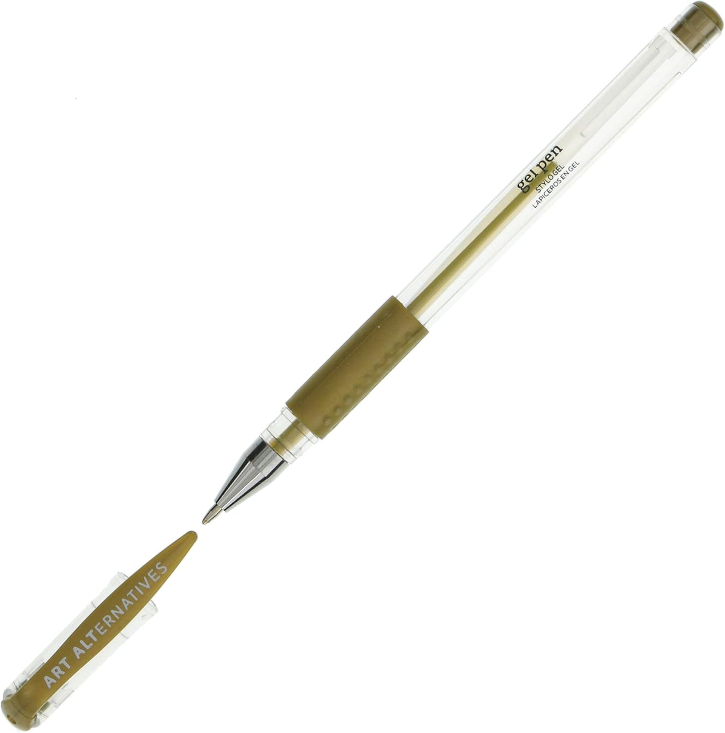 Art Alternatives Gel Pen, Metallic Pink - Ballpoint - Non-Smear + Quick Dry - Writing, Drawing, Coloring, Journal, Planner