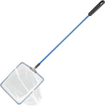 AQUANEAT 4-inch Aquarium Fish Net for small fish tank cleaning, food waste skimmer for small ponds and pools