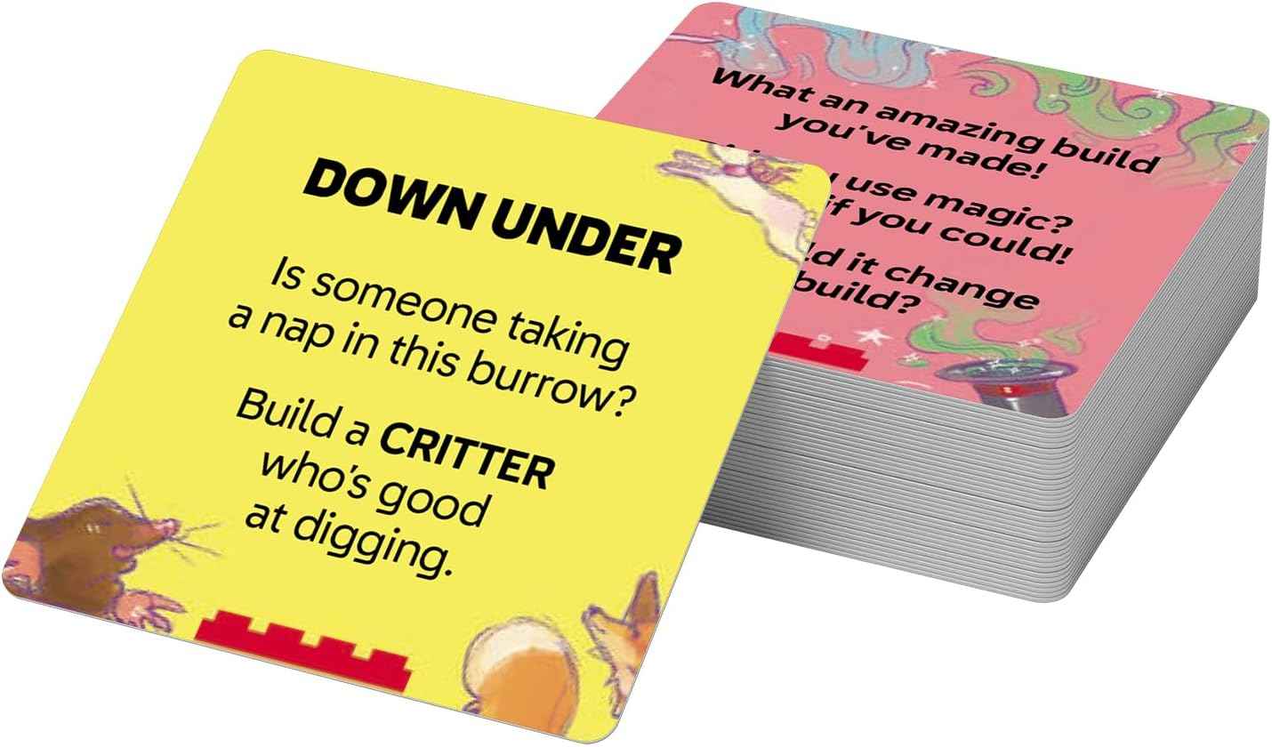 Lego Recreate Activity Cards – Animals | Creative Building Game with 30+ Activity Cards & 25 Lego Elements | Ages 6+