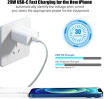 20W USB C Charger Block, 2 Pack, Fast Charging Wall Adapter for iPhone and Android Devices