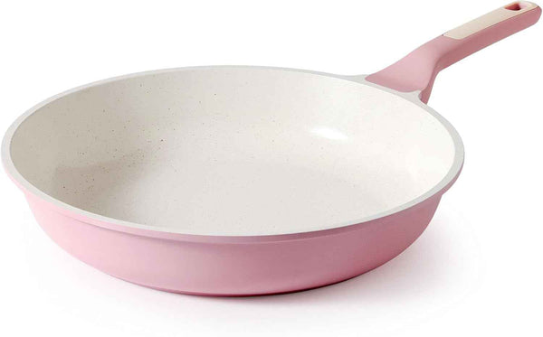 SENSARTE Nonstick Frying Pan Skillet, Swiss Granite Coating Omelette Pan, Healthy Stone Cookware Chef's Pan, PFOA Free (8/9.5/10/11/12.5 Inch) (9.5 Inch)