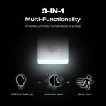 ThirdReality Smart Color Night Light with Matter, WiFi, and Multi-Functionality for Smart Home Use