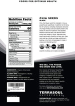 Terrasoul Superfoods Organic Black Chia Seeds, 2.5 Pounds, Nutrient-Packed Superfood for Energy, Puddings, Smoothies, and Baking