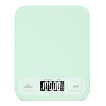 Etekcity digital kitchen scale, medium, 304 stainless steel, 11lb capacity, LCD display, grams and ounces