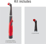 rubbermaid reveal power scrubber, cordless electric scrub brush for home, kitchen, bathroom, and tile cleaning