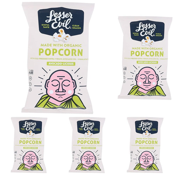 Organic Popcorn in 3 Pack, 4.6 Oz Each, Minimally Processed, No Vegetable Oil