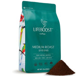 lifeboost medium roast coffee 12 ounces usda organic non-gmo single origin low acid
