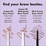 e.l.f. Instant Lift Brow Pencil, Dual-Sided, Fine Tip, Shapes Brows, Contours, Tames, Taupe, 0.006 Oz