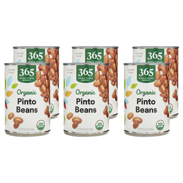 365 by Whole Foods Market Organic Pinto Beans 15.5 Ounce Non-GMO Verified