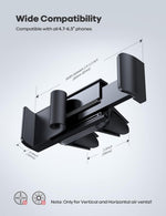 Universal Car Vent Phone Mount for Mobile Phones 4.7-6.7 inches