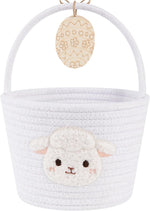 oiahomy-pink-easter-basket-with-handle-personalized-bunny-baskets-for-kids-and-gifts