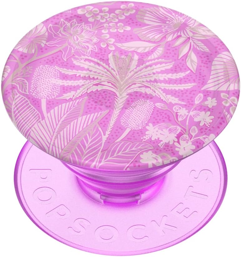 PopSockets Phone Grip with Expanding Kickstand, Adhesive Grip - Neon Pink