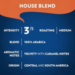 Lavazza House Blend Perfetto Ground Coffee 12oz, Medium Roast, 100% Arabica, Central and South America, Drip Brewers