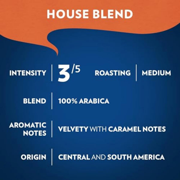 Lavazza House Blend Perfetto Ground Coffee 12oz, Medium Roast, 100% Arabica, Central and South America, Drip Brewers