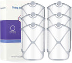 2 Flying Insect Traps & 2 Cartridges - Compatible with ZEVOM364A Refill - Plug in Fruit Fly Trap for Indoor - Bug Catcher for Gnats, House & Fruit Flies - Use in Any Room (2 Device & 2 Cartridges)