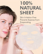 dermal korean collagen face mask 24 combo pack hydrating soothing sheet mask for dry sensitive skin