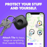 Tile by Life360 Mate - Bluetooth tracker for keys, bags, and more with phone finder and SOS alert
