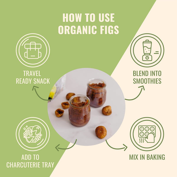 Sunny Fruit Organic Turkish Dried Figs, 2.5 Pound Bulk Bag