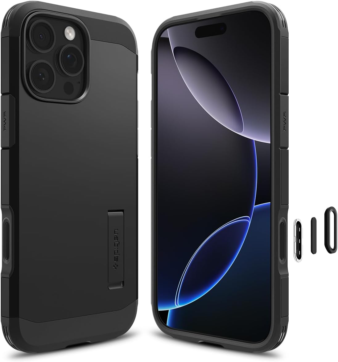 Spigen for iPhone 17 Pro Max Case, Tough Armor T MagFit [Camera Control Button] [Compatible with Magsafe] - Black